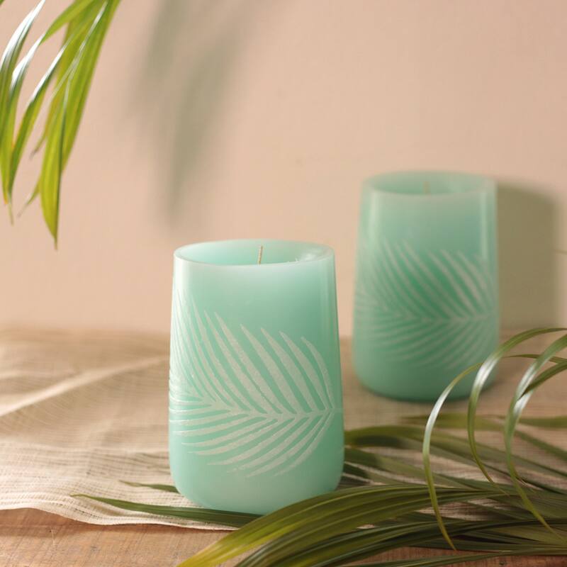 6" Vance Kitira Scented Palm Leaf Candle On Sale Bed Bath & Beyond